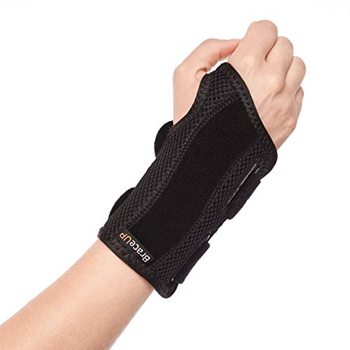 Product Cover BraceUP® Wrist Support Brace with Splints for Carpal Tunnel Arthritis - Right Wrist (S/M)