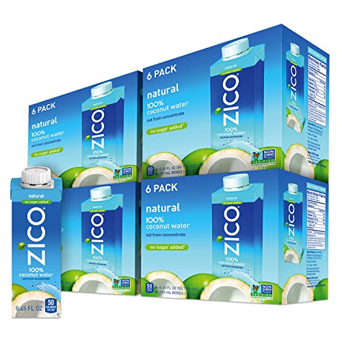 Product Cover ZICO Premium Natural Coconut Water Drinks, No Sugar Added Gluten Free, 8.45 Fluid Ounce (Pack of 24)