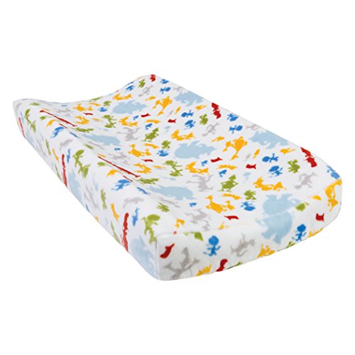 Product Cover Trend Lab Plush Changing Pad Cover, Multi Dr. Seuss Friends