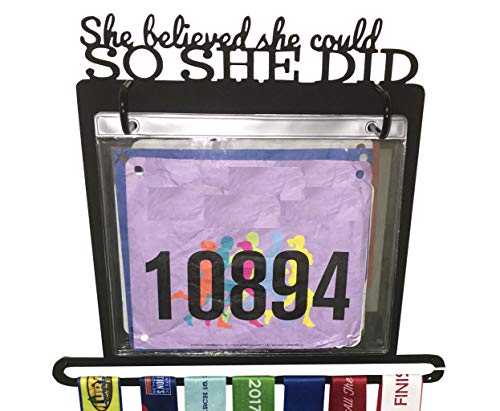 Product Cover Race Bib and Medal Display - 