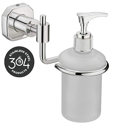 Product Cover Jovial 110 Classy Soap Dispenser, Liquid Soap Dispenser, Bathroom Accessories for Home (Premium Quality AISI 304 Stainless Steel, Corrosion Free, Anti Rust, 200 ML)
