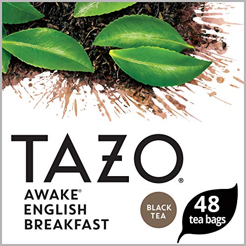 Product Cover Tazo Tea Bags, Awake English Breakfast Black Tea, 48 Count (Pack of 4 ) - Packaging may vary