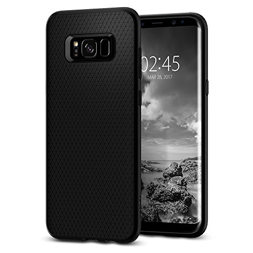 Product Cover Spigen Liquid Air Armor Galaxy S8 Plus Case with Durable Flex and Easy Grip Design for Samsung Galaxy S8 Plus (2017) - Black