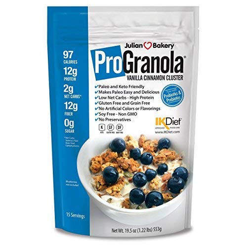 Product Cover ProGranola® 12g Protein Cereal Vanilla Cinn (Paleo : Low Net Carb : Gluten Free : Grain Free) (15 Servings)