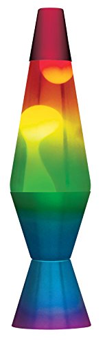 Product Cover Schylling 2179 14.5-Inch Tri-Colored Base Lava Lamp with White Wax in Clear Liquid,