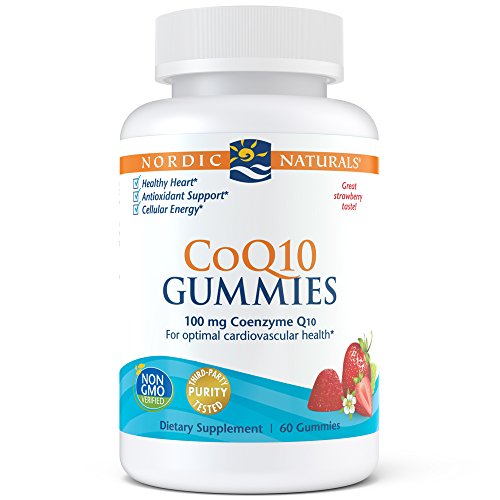Product Cover Nordic Naturals CoQ10 Strawberry Gummies - A Powerful Antioxidant, Gives Cellular Energy By Aiding ATP Production and Helps Support Heart Health, Chewable, 60 Count