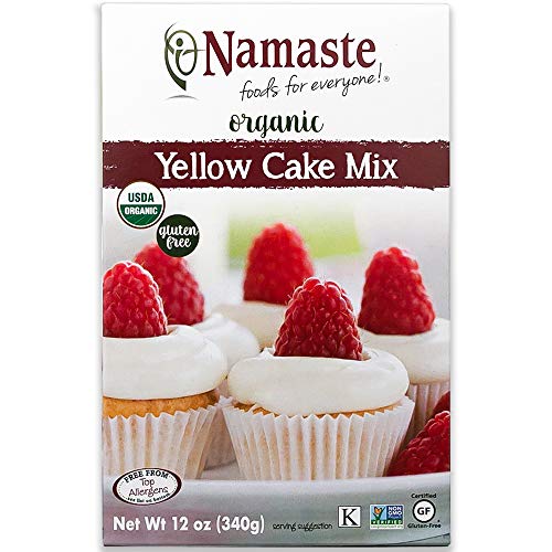 Product Cover Namaste Foods Organic Gluten Free Yellow Cake Mix, 12 Ounce - Allergen Free