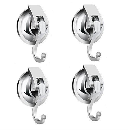 Product Cover iRomic Heavy Duty Vacuum Suction Cups Hooks (4Pack) Specialized for Kitchen&Bathroom&Restroom Organization