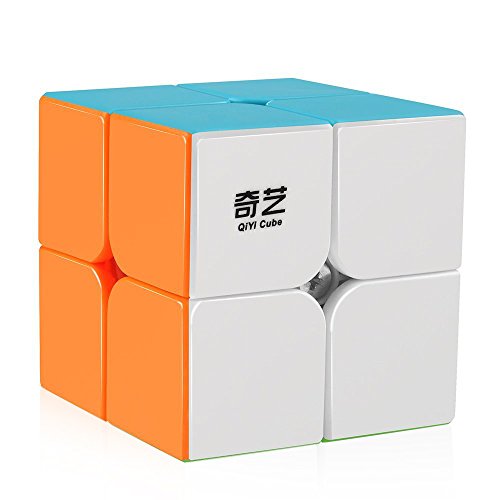 Product Cover D-FantiX Qiyi Qidi S 2x2 Speed Cube Stickerless Puzzle Cube for Kids