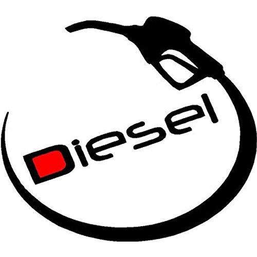 Product Cover Fusion Diesel Pipe New Sides, Windows, Bumper, Hood Car Sticker (Black and Red)