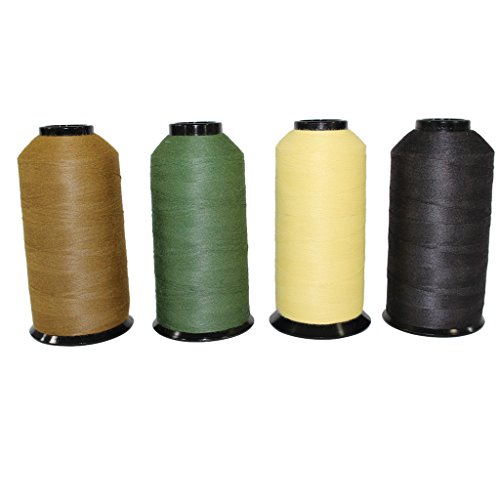 Product Cover Kevlar Thread Sewing Size 30/3 - SGT KNOTS - 3 Ply Military Grade - Clothing, Leather, Canvas, Gear & Boot Stitching Repair - Crafting, DIY Projects, Commercial, Industrial (4 oz, Olive Drab Green)
