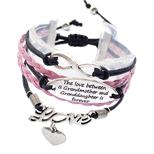 Product Cover DOLON The Love Between Grandmother and Granddaughter is Forever Bracelet Infinity