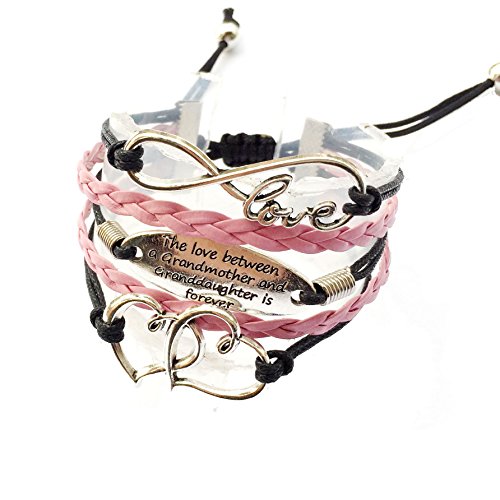 Product Cover DOLON The Love Between The Grandmother and Granddaughter is Forever Bracelet Heart