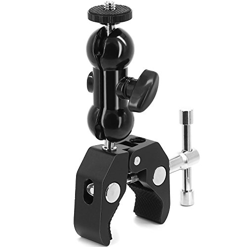 Product Cover Double Ballhead Ball Arm Camera Clamp Mount Monitor Mount Bracket with Super Clamp for Ronin M Ronin MX Freefly MOVI