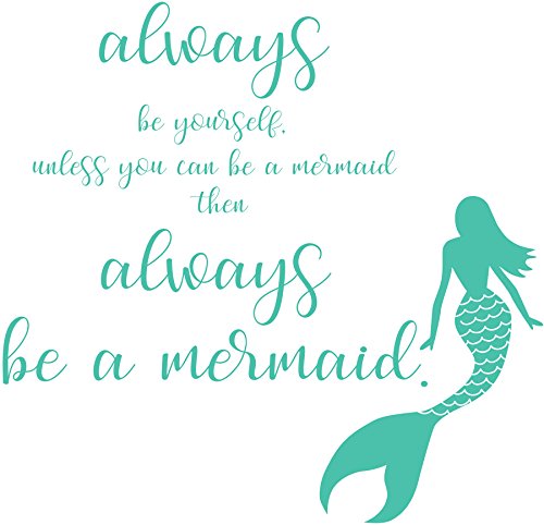 Product Cover WallPops DWPQ2384 Always be a Mermaid Wall Quote