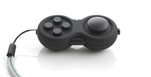Product Cover WeFidget Fidget Pad - 9 Fidget Features, Perfect For Skin Pickers, ADD, ADHD, Anxiety and Stress Relief, Black Edition