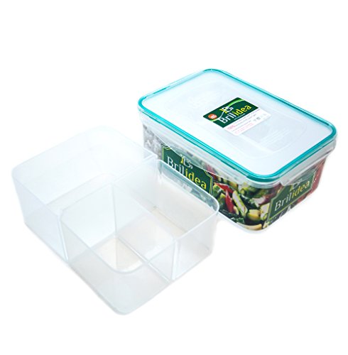 Product Cover Bento Box Lunch Container with Dividers - Removable compartments, Airtight, Leak-Proof, Fridge, Microwave and Dishwasher Safe (78 oz)