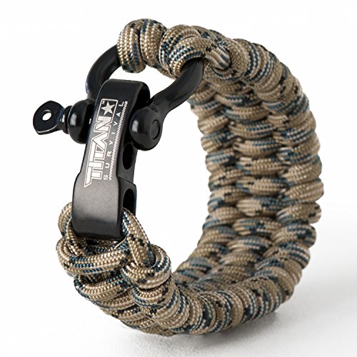 Product Cover Titan Paracord Survival Bracelet | Forest CAMO | Medium (Fits 7