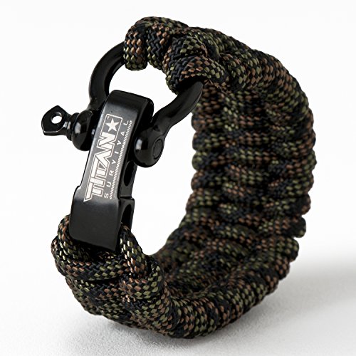 Product Cover Titan Paracord Survival Bracelet | DRAGONSCALE | Large (Fits 8
