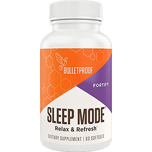 Product Cover Bulletproof Sleep Mode Softgels, Plant-sourced Melatonin That Helps You Relax, Fall Asleep Faster, and Feel Refreshed (60 Softgels)