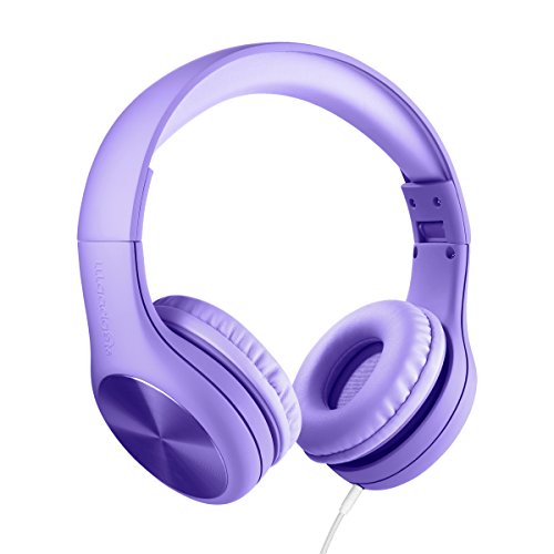 Product Cover New! LilGadgets Connect+ PRO Kids Premium Volume Limited Wired Headphones with SharePort (Children) - Purple