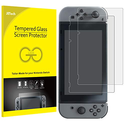 Product Cover JETech Screen Protector for Nintendo Switch 2017, Tempered Glass Film, 2-Pack