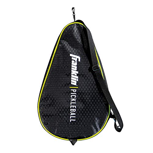 Product Cover Franklin Sports Pickleball Paddle Bag - Official Bag of The US Open - Black/Optic Yellow