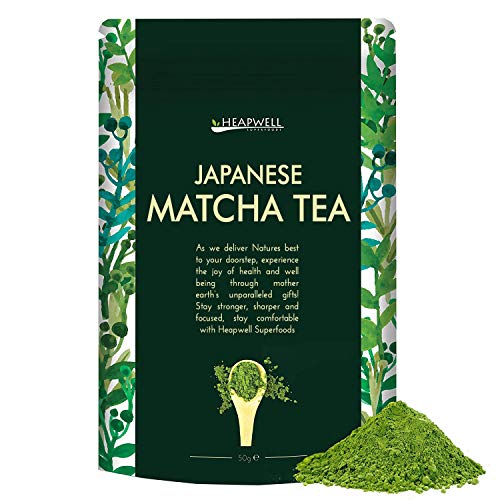 Product Cover Heapwell Japanese Matcha Green Tea Powder 50 Grams