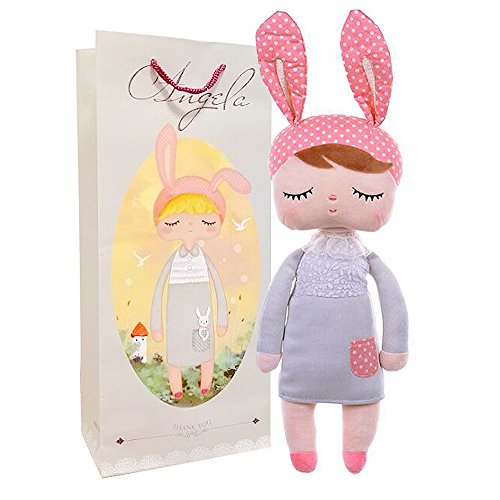 Product Cover Me Too Angela Stuffed Bunny Baby Plush Rabbit Doll Toy Gifts for Girl 13