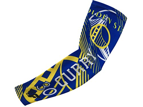 Product Cover Forever Fanatics Golden State Curry #30 Basketball Fan Compression Shooter Sleeves ✓Breathable Apparel ✓ Muscle Recovery ✓ Improve Circulation (Youth Size (6-13 yrs), Golden State Curry #30)