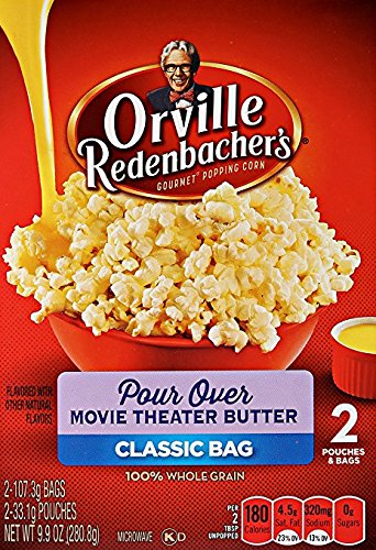Product Cover Orville Redenbacher's Pour Over Movie Theater Butter 2 Count Classic Bag (3 Boxes - 6 TOTAL Bags)