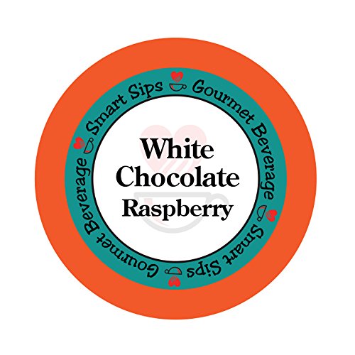 Product Cover Smart Sips, White Chocolate Raspberry Gourmet Flavored Coffee, 24 Count, Compatible With All Keurig K-cup Machines