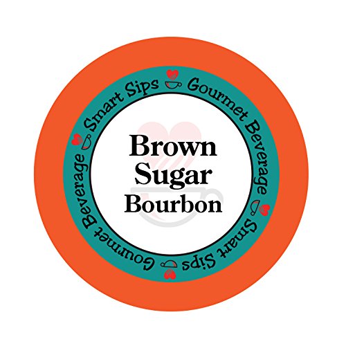 Product Cover Smart Sips, Brown Sugar Bourbon Gourmet Flavored Coffee, 24 Count, Compatible With All Keurig K-cup Machines