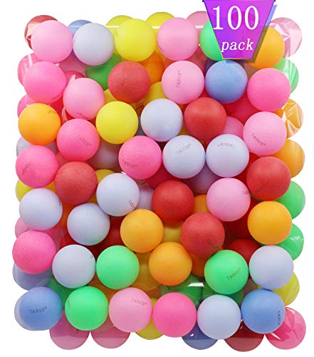 Product Cover TADICK Beer Ping Pong Balls Plastic Multiple Color Table Tennis Ball (100 Pack)
