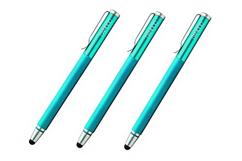 Product Cover Wacom Bamboo Solo Stylus for Kindle, Apple iPad, iPhone, iPod Touch, Android and Other Capacitive Touch Surface (Blue-3Packs)
