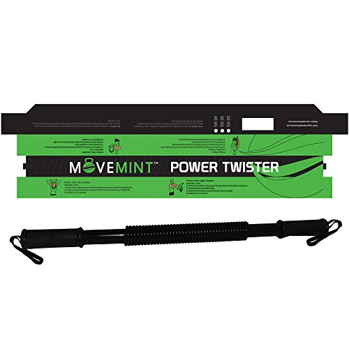 Product Cover MOVEMINT Power Twister | Chest Resistance Spring Bar Exerciser (20KG/45LBS)