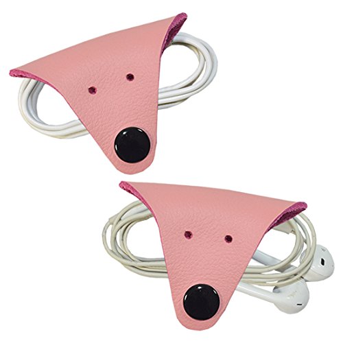 Product Cover Fox Shaped Cord Keeper (Cord Clam) 2-Pack Handmade by Hide & Drink :: Florida Flamingo