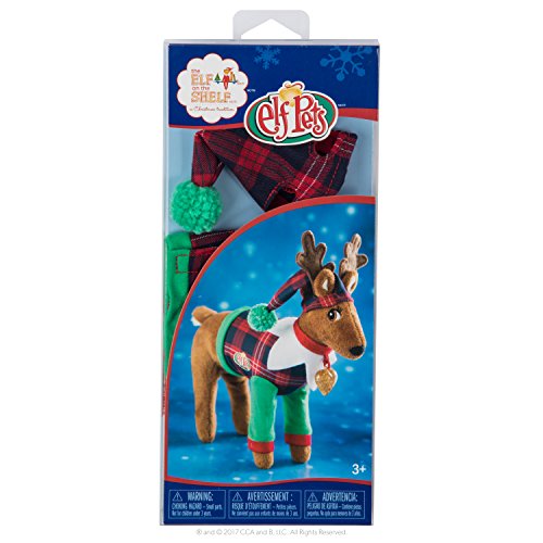 Product Cover Elf on The Shelf Claus Couture Playful Reindeer Pjs Novelty, Red/Green