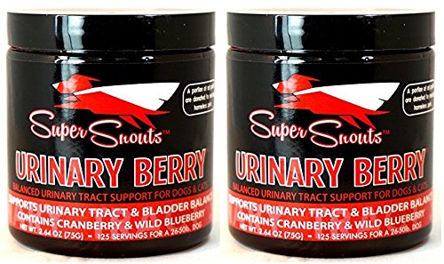 Product Cover Super Snouts (2 Pack) Urinary Berry Urinary Tract Support 2.64oz Jar w/Scoop