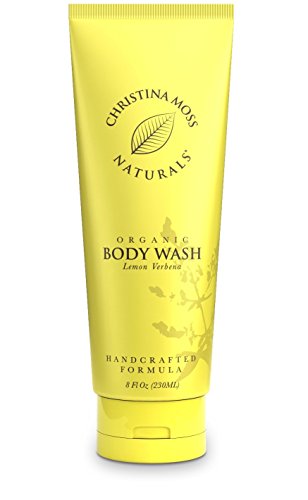 Product Cover Body Wash - Body Soap - Made With Organic & Natural Ingredients - Body Cleanser For Women & Men - Soothing, Non Itch - Bath & Shower - No Harmful Chemicals, 8oz, Lemon Verbena, Christina Moss Naturals