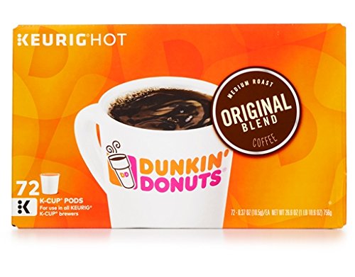 Product Cover Dunkin Donuts Keurig Single-Serve K-Cup Pods - Medium Roast Single Serve 72 Count (72 K-Cups)