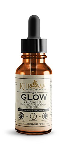 Product Cover Glow - Organic Hair, Skin, and Nails Supplement - Maximum Strength