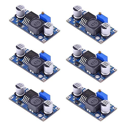 Product Cover (6 Pcs) MCIGICM LM2596 Buck Converter, DC to DC 3.0-40V to 1.5-35V Step Down Power Supply High Efficiency Voltage Regulator Module