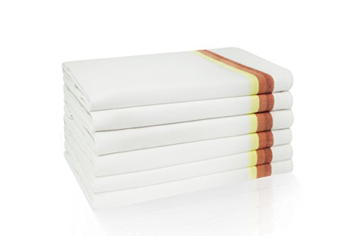 Product Cover Harringdons Kitchen Dish Towels Set of 6 - Tea Towels, 100% Cotton. Large Dish Cloths 28