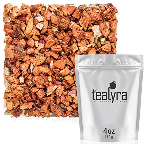 Product Cover Tealyra - Aloha Sweet Guava - Lemongrass - Strawberry - Fruity Loose Leaf Tea - Vitamines Rich - Hot and Iced Tea - Caffeine Free - All Natural - 112g (4-ounce)
