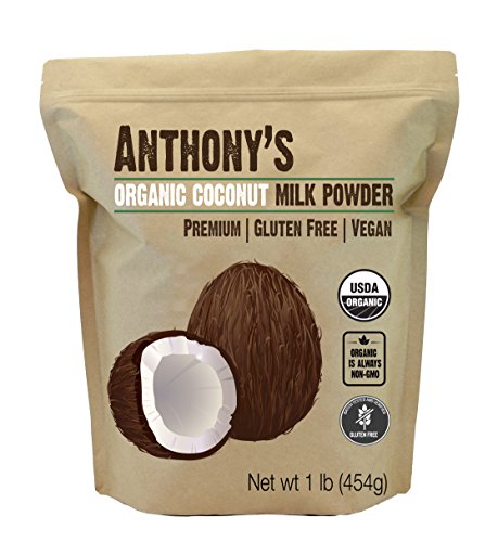 Product Cover Anthony's Organic Coconut Milk Powder, 1lb, Gluten Free, Vegan & Dairy Free