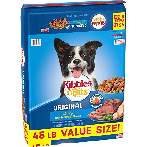 Product Cover Kibbles 'N Bits 45 Lb Original Savory Beef & Chicken Flavors Dry Dog Food, Large