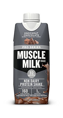 Product Cover Muscle Milk Pro Series Protein Shake, Knockout Chocolate, 32g Protein, 11 Fl Oz, 12 Count