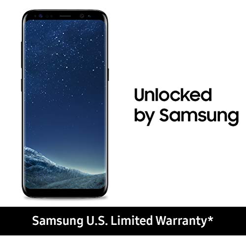 Product Cover Samsung Galaxy S8 64GB Factory Unlocked Smartphone - US Version (Midnight Black) - US Warranty - [SM-G950UZKAXAA]