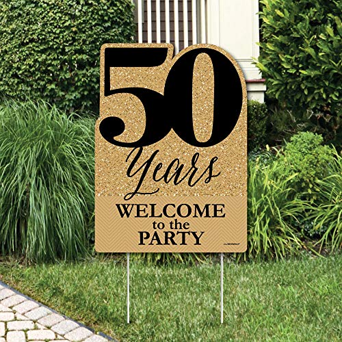 Product Cover Big Dot of Happiness We Still Do - 50th Wedding Anniversary - Party Decorations - Anniversary Party Welcome Yard Sign